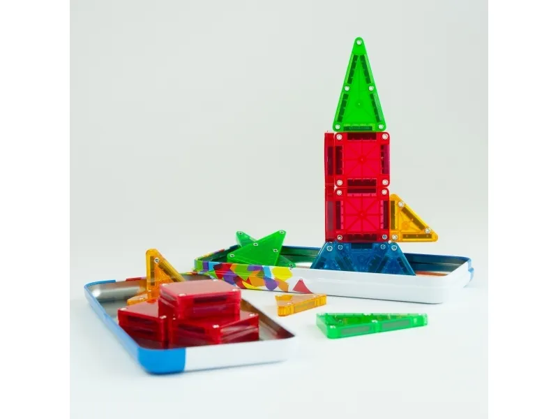 MAGNA-TILES microMAGS Travel Tin Case 26 pcs, CDU