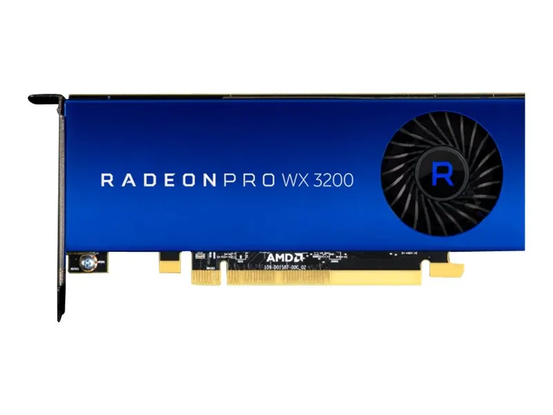 AMD Radeon Pro WX 3200 - grafikkort - Radeon Pro WX 3200 - 4 GB GDDR5 - PCIe 3.0 x16 lavprofil - 4 x Mini DisplayPort