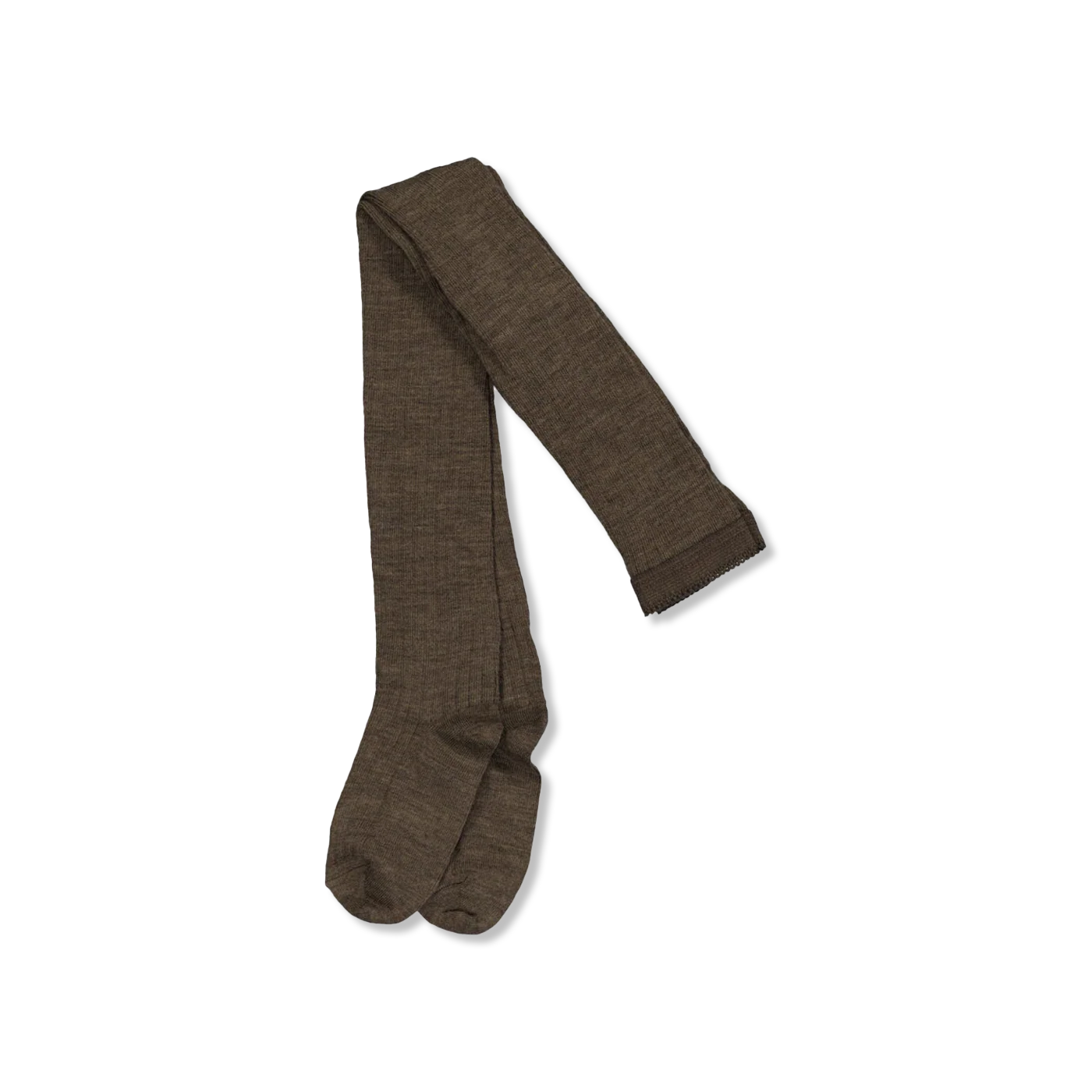Wool rib strømper