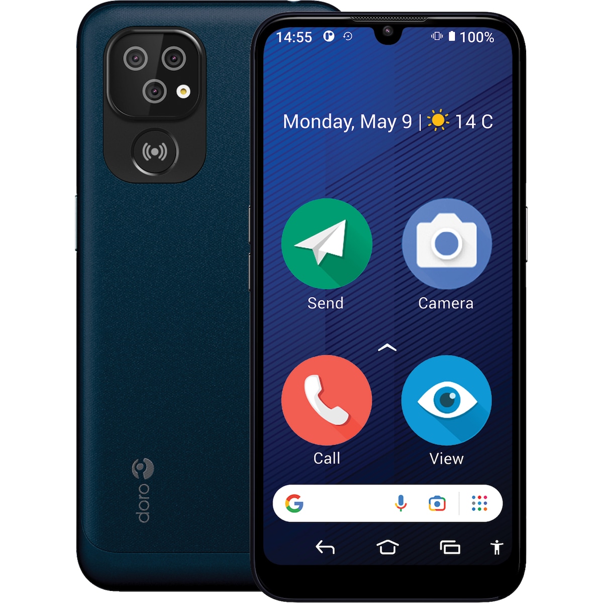 Doro 8210 smarttelefon 4/64GB (blå)