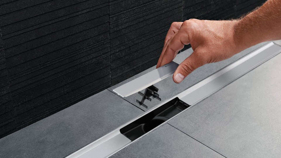 Geberit CleanLine20 douchegoot RVS 30-110cm verstelbaar
