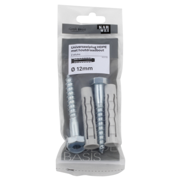 KARWEI uni-plug 12x60mm hdb 10x70mm ring 2ST