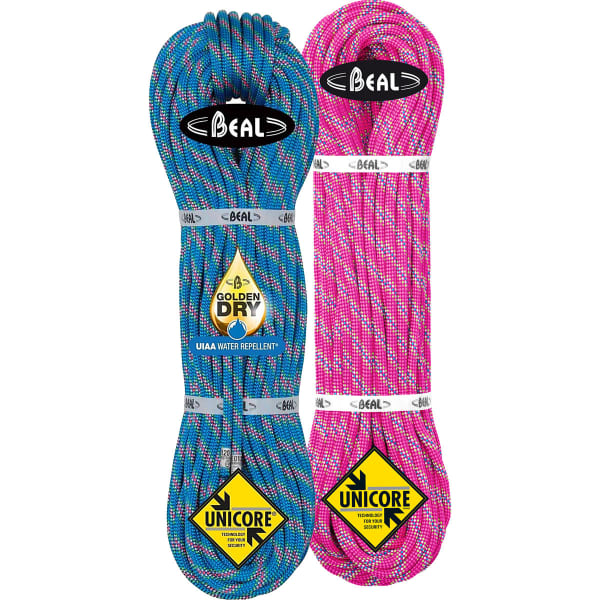 Corde alpinisme BEAL COBRA II 8.6MM GD 2x60M BLUE-FUCHIA