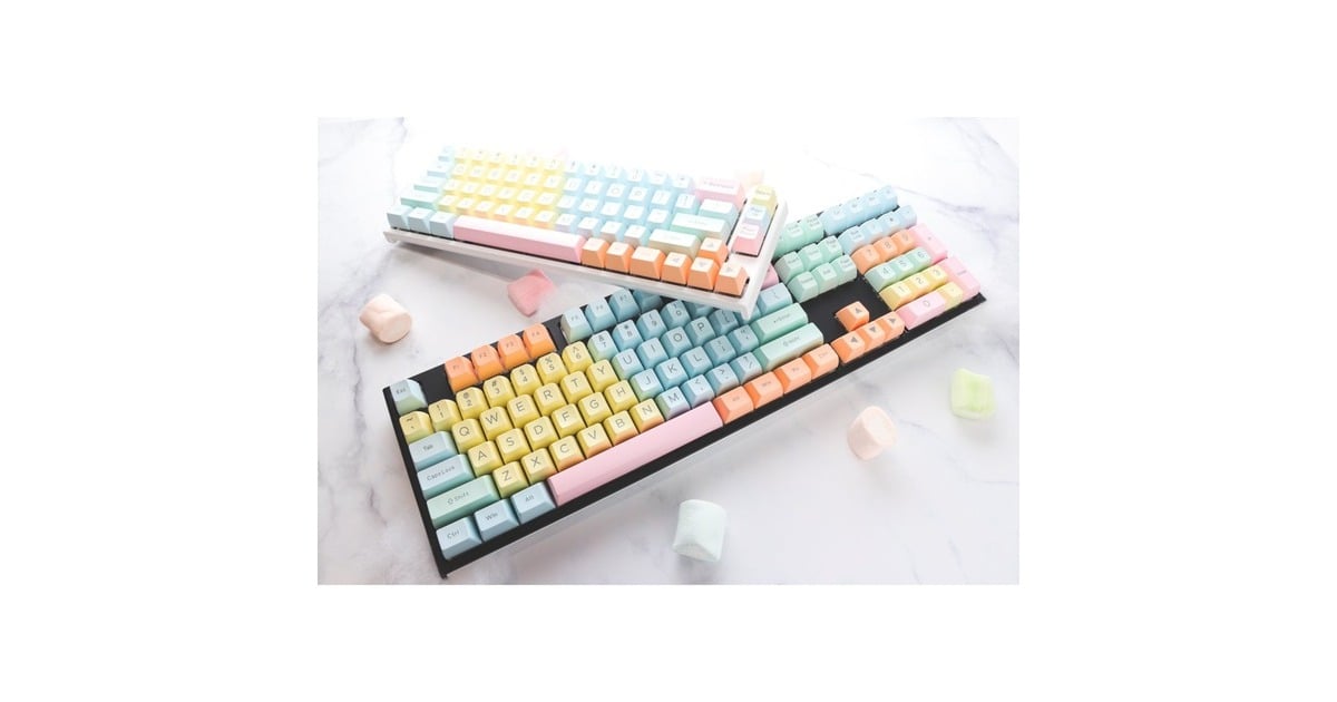 DuckyCotton Candy Keycap set keycaps  (ABS, QWERTY-set)