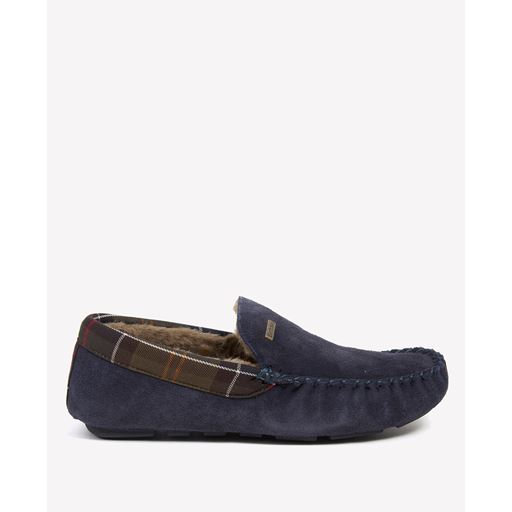 Barbour Monty Slippers, Navy, 45