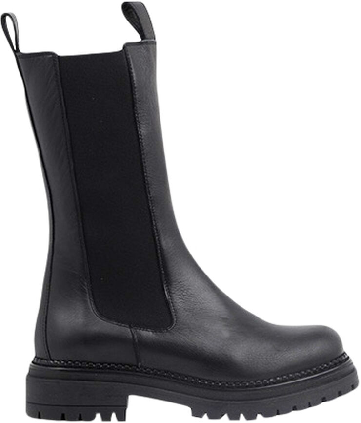 Cashott CASHANNAH Chelsea High Cut Leather Delfi black 256