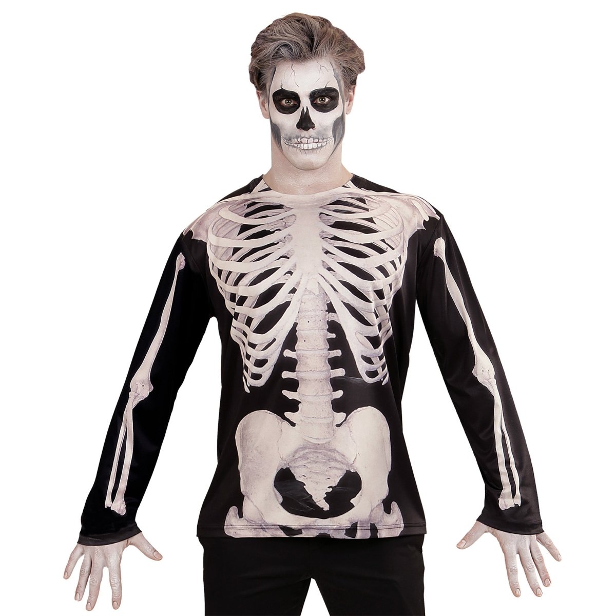 Halloween Shirt Heren Skelet