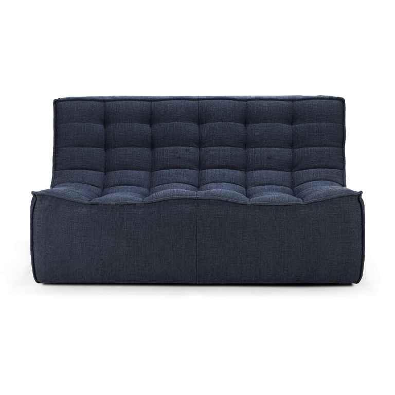 Ethnicraft N701 bank 2-zits Eco fabric Graphite