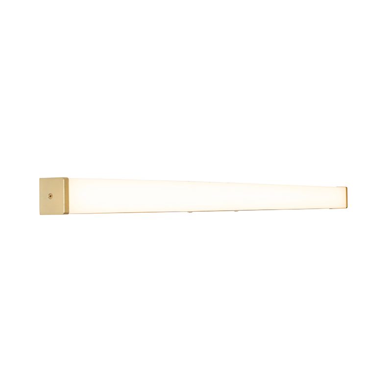 Badkamer wandlamp messing 92 cm incl. LED IP44 - Cascada