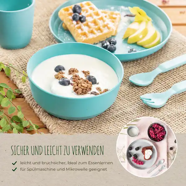Growing Schale 2er Set blau / grau