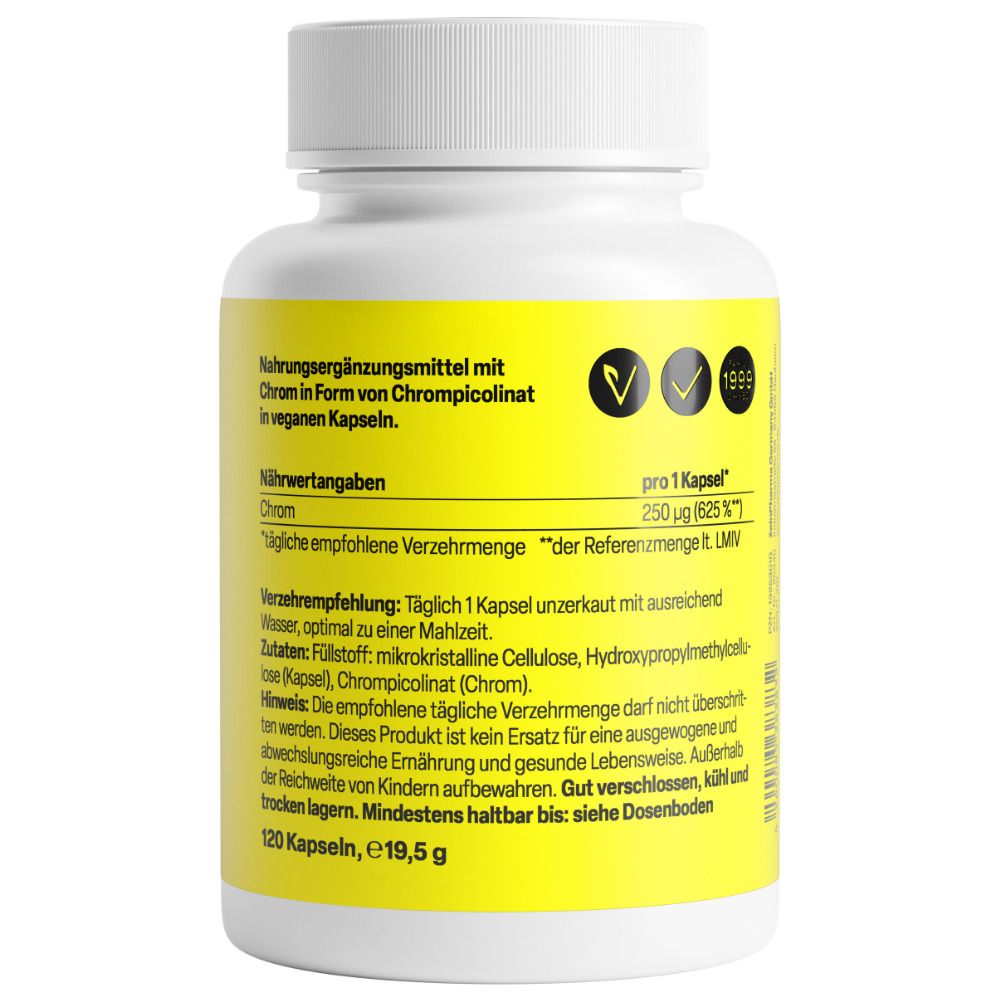 ZeinPharma® Chrom Picolinat Kapseln 250 µg