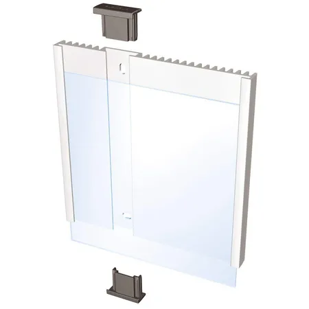 Durable 480223 Türschild Info Sign, 149 x 148,5 mm, metallic silber