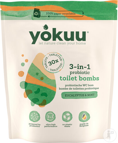 Yokuu Bombe De Toilette Eucalyptus Et Menthe 30 Pièces