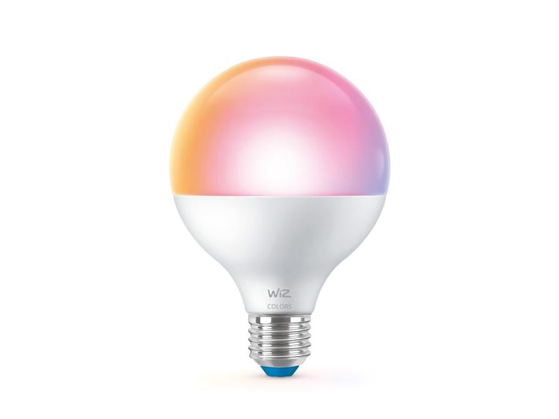 WiZ Leuchtmittel 11W (75W) E27 G95 RGB FR Einzelpack Smartes Leuchtmittel, steuerbar über Bluetooth, Matter, WLAN