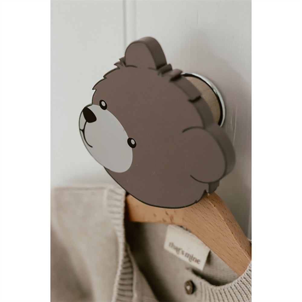 That´s Mine Bear Head Shane Wooden Knag - That's Mine