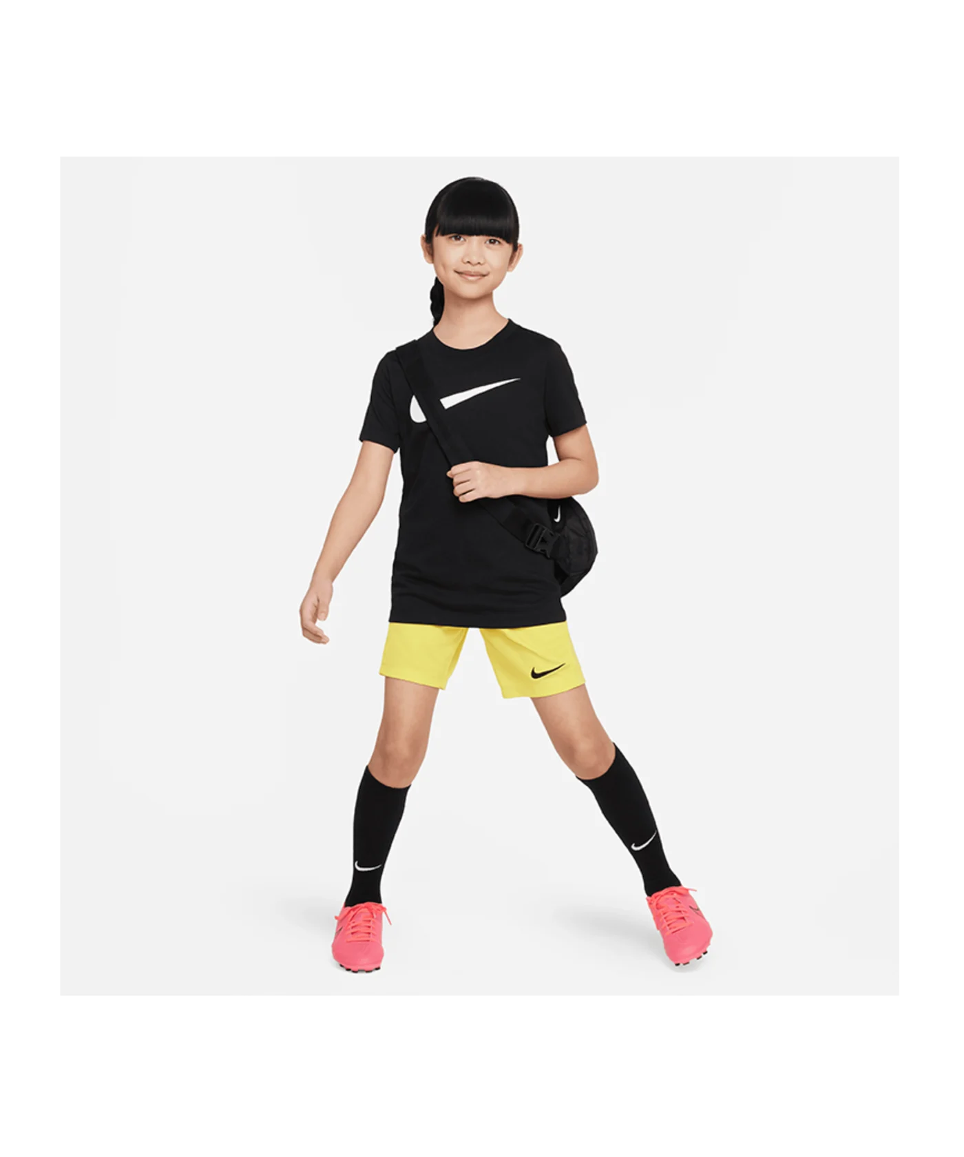 Nike Park 20 Swoosh T-Shirt Kids Schwarz F010
