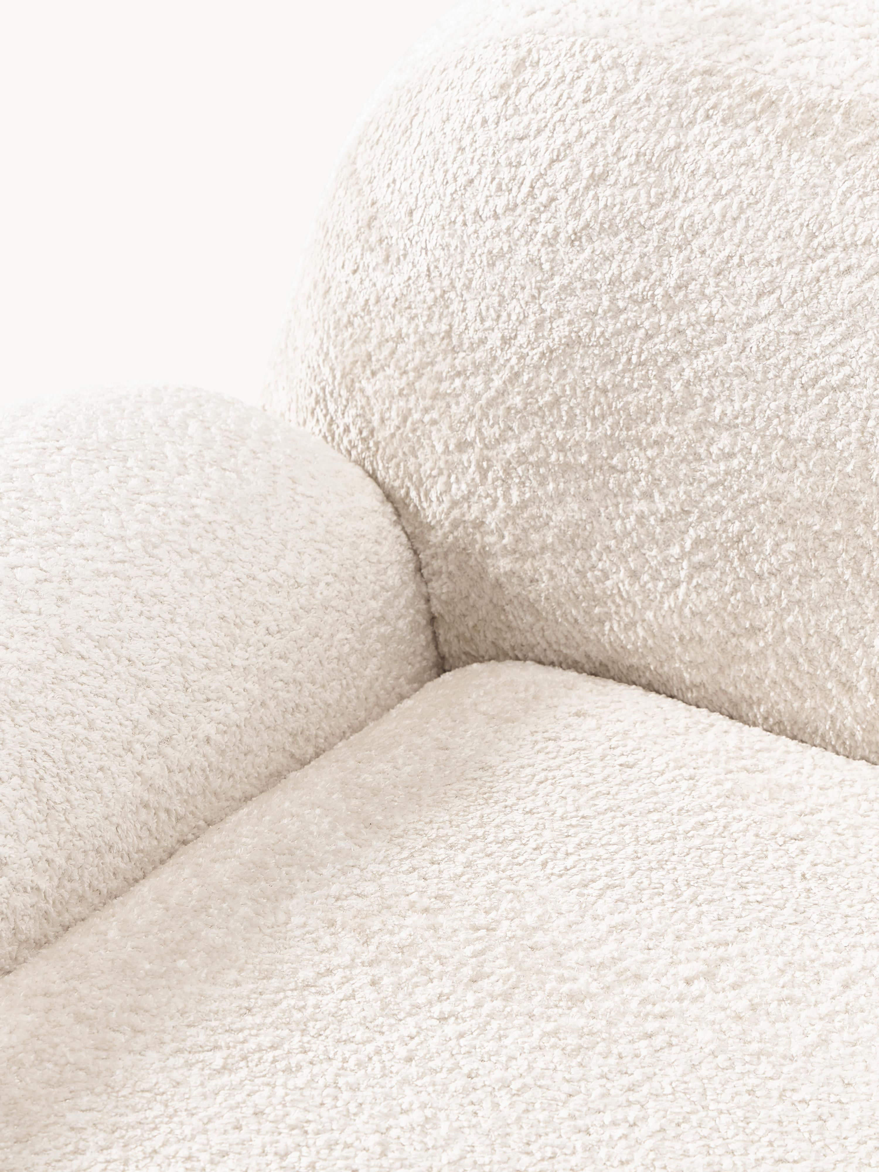 Loungefauteuil Wolke van teddy-bouclé