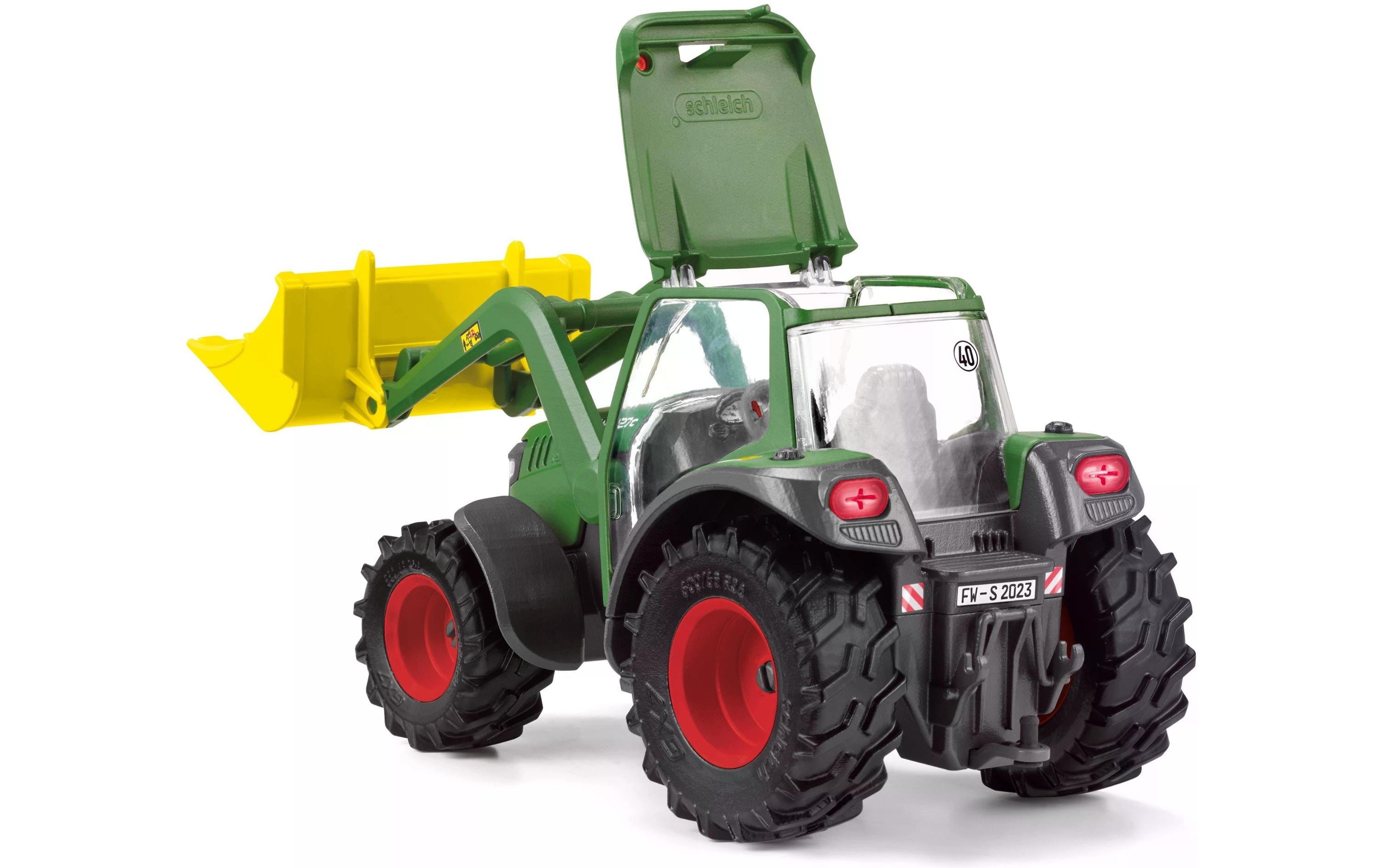 Spielfigurenset Farm World Traktor mit AnhängerTraktor-Spielset