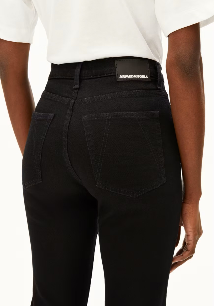Armedangels Damen-Jeans Lejaani Rinse Black