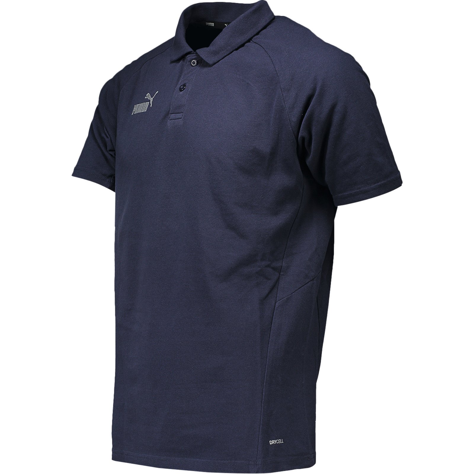 Puma Herren-Poloshirt Casual teamFINAL S, dunkelgrau