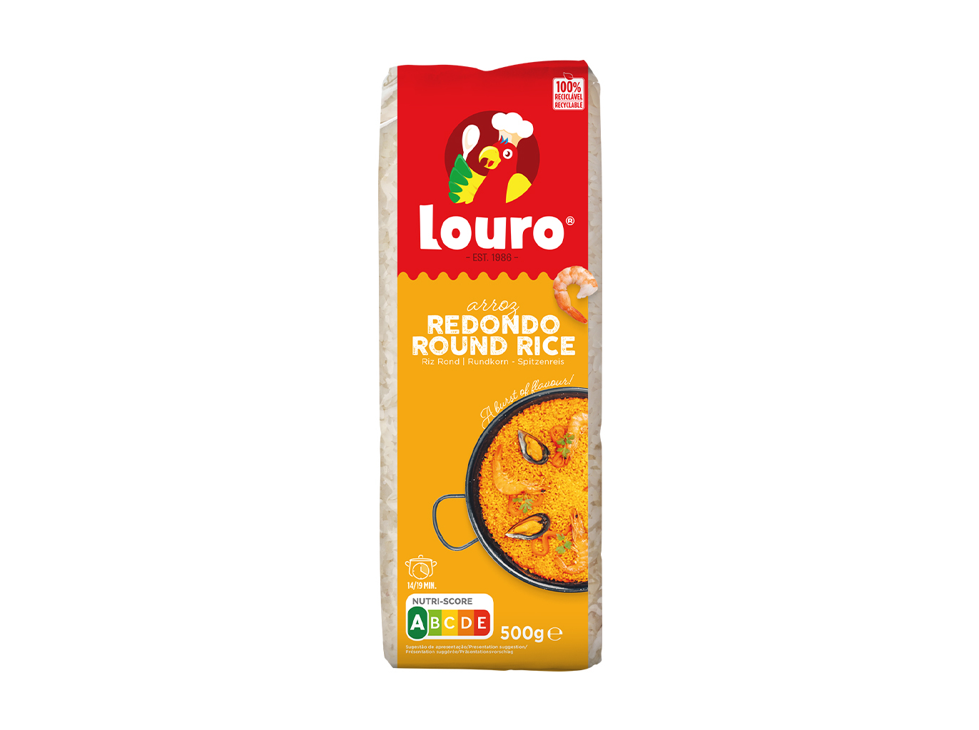 ARROZ PARA PAELLA LOURO 500 G