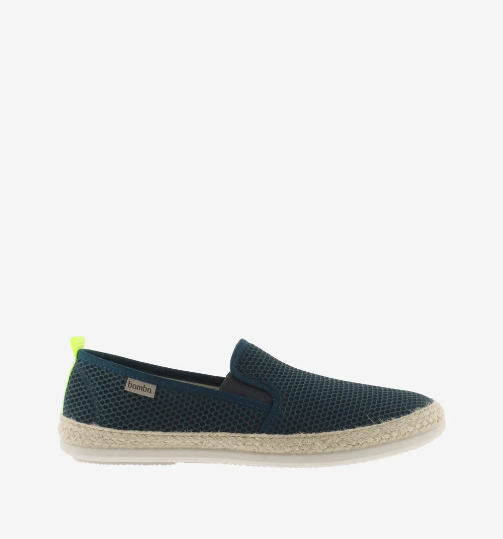 ANDRÉ ÉLASTIQUES MESH Espadrilles en mesh pour homme PETROLEO