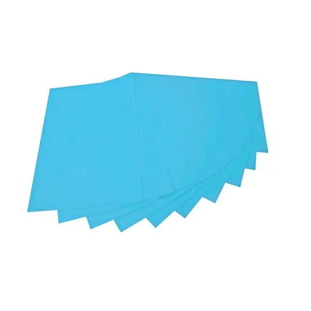 Folia Bastelfilz hellblau, 20 x 30cm, 10 Blatt