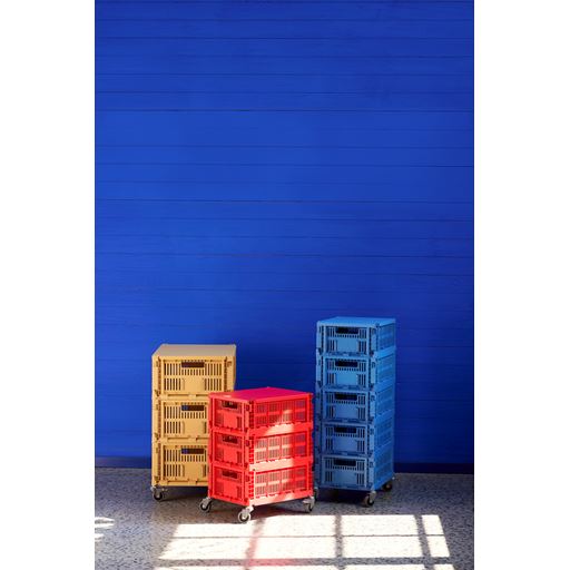 HAY Colour Crate Låg, Electric Blue