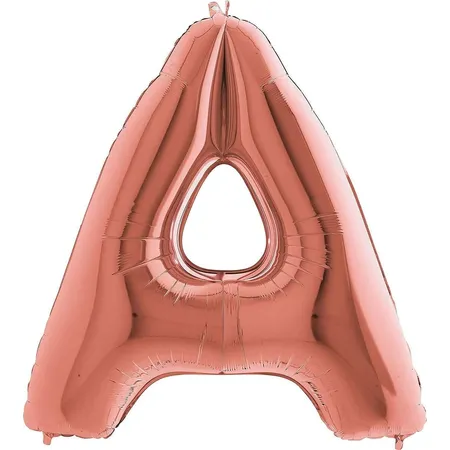 Grabo Folienballon Buchstabe A, roségold, 100 cm