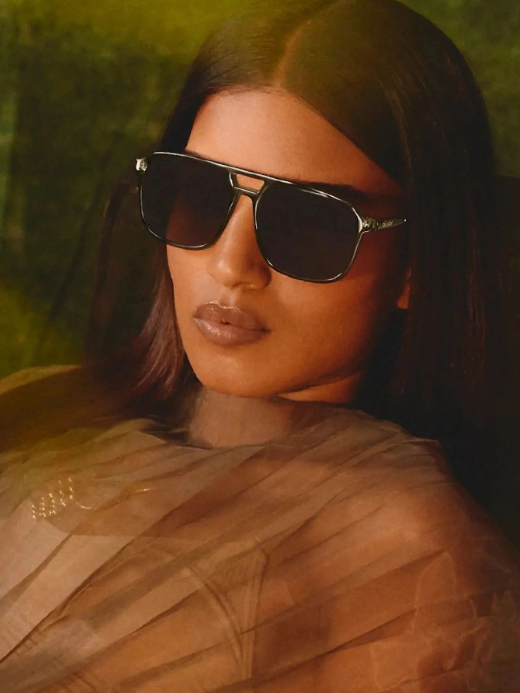 Groen - QUAY On The Fly Sunglasses