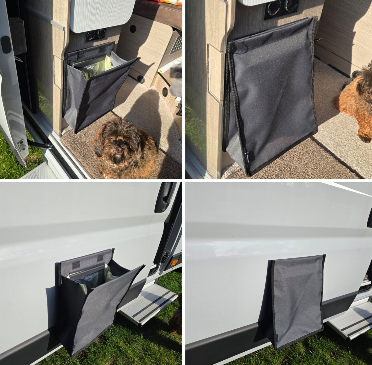 schaltsack24 camper afvalbak - Anthracite
