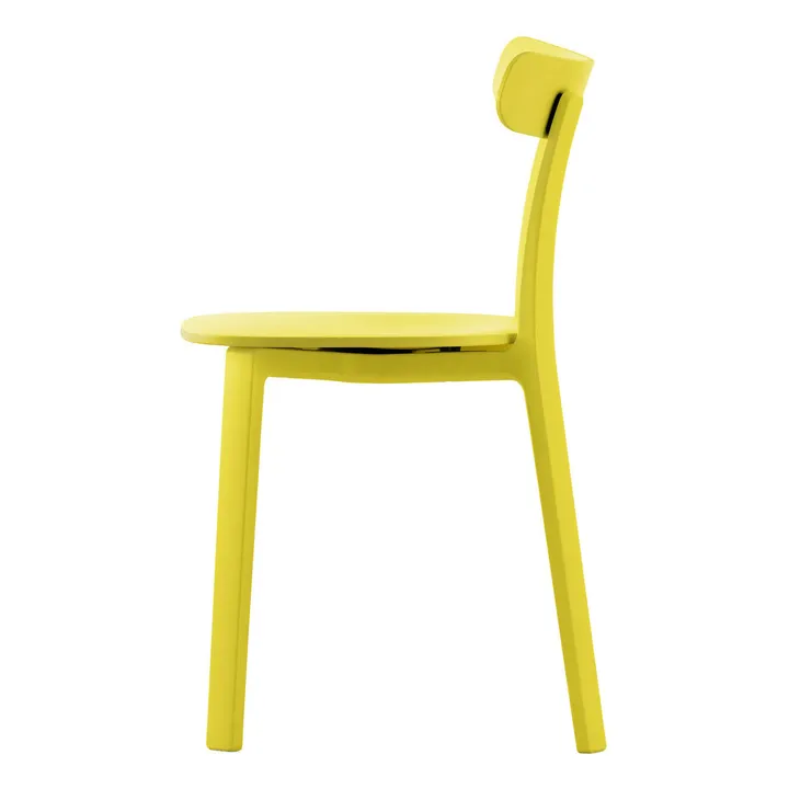 Vitra Chaise Morrisson All plastic | Bouton d'or