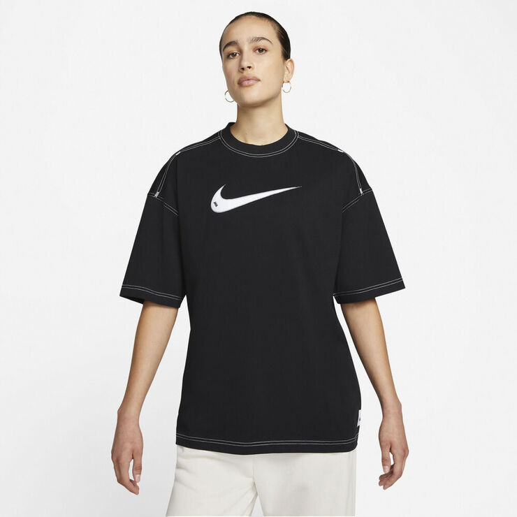 Nike Sportswear Swoosh T Shirt Sort