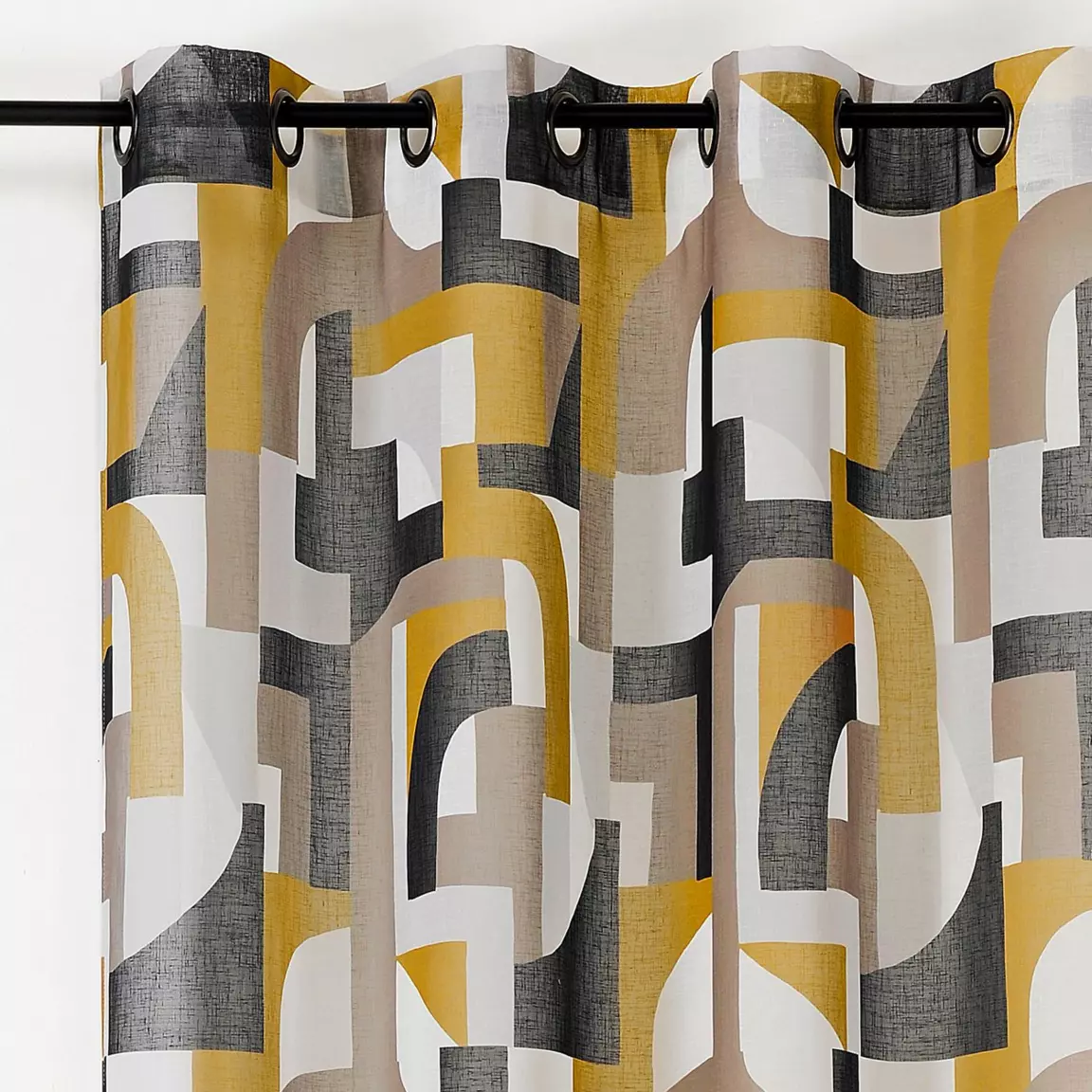 Voilage (145 x 280 cm) Antik Jaune moutarde