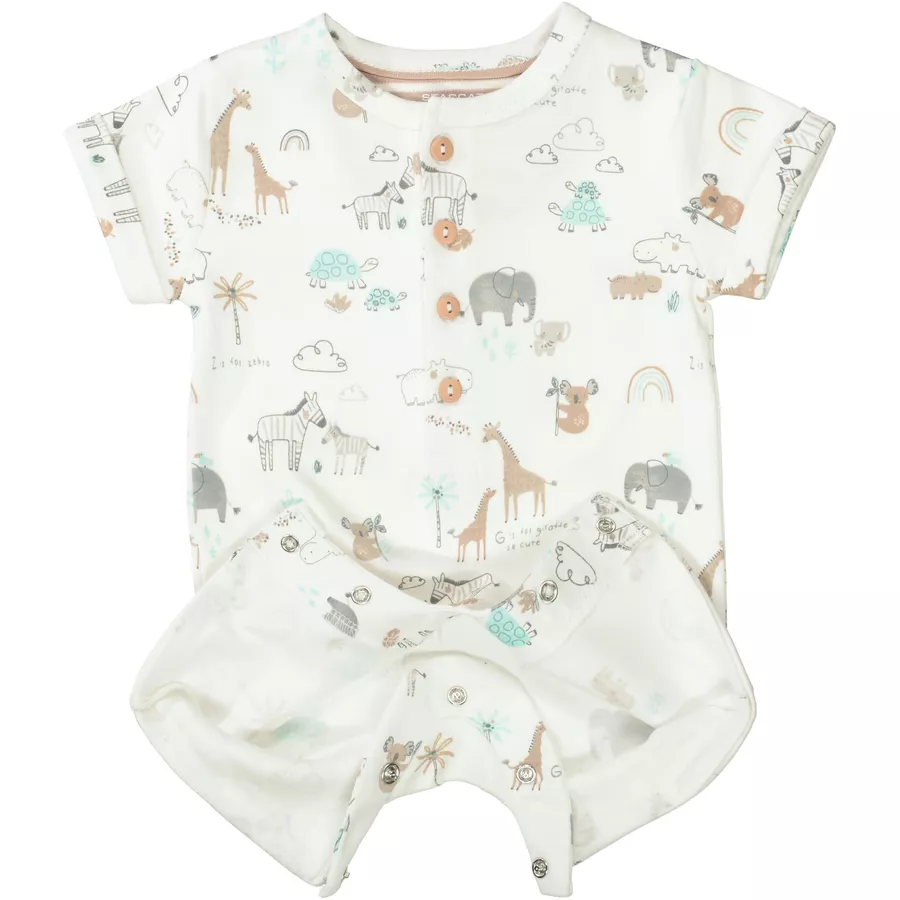 Staccato Overall warm white gemustert