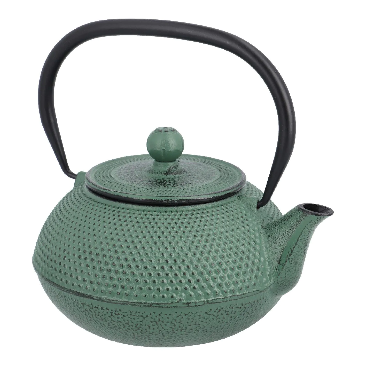 Teekanne gusseisern, grün, 0,8 L