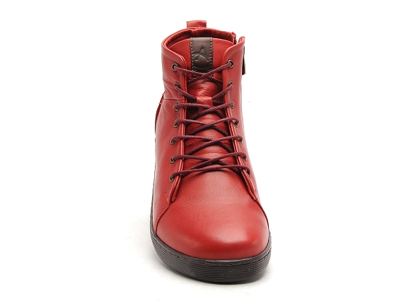 Andrea conti boots bottine plates femme 0342804 rouge