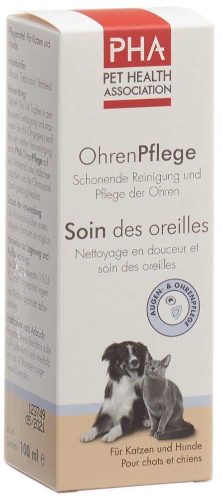 PHA OhrenPflege<br>100 ml, Tropfen, für Hunde und Katzen