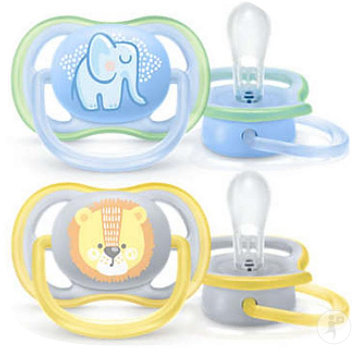Avent Sucettes Ultra Air New Berry 0-6 Mois Modèle Garçon 2 Pièces