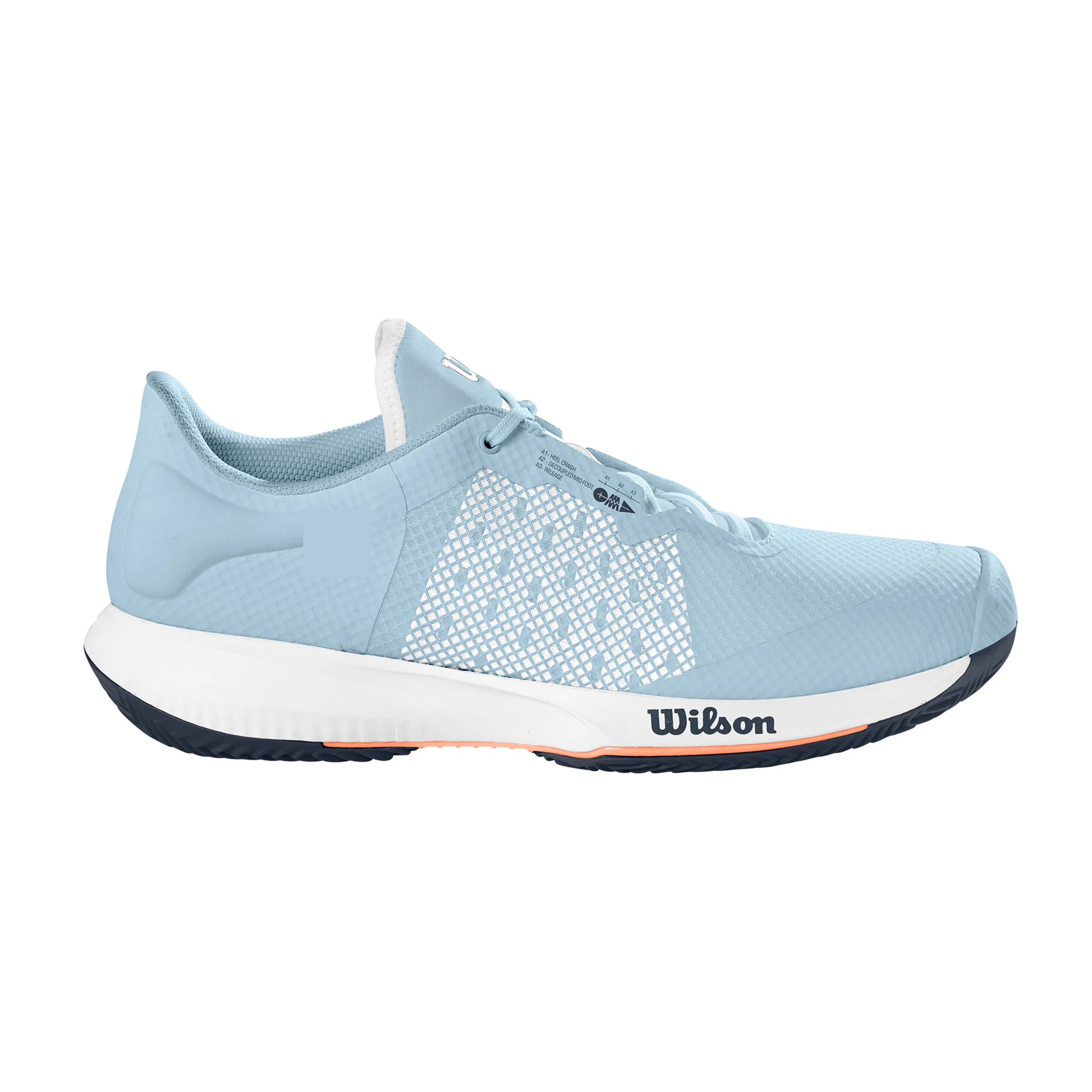Wilson Kaos Swift Chaussure Terre Battue Femmes - Bleu Clair