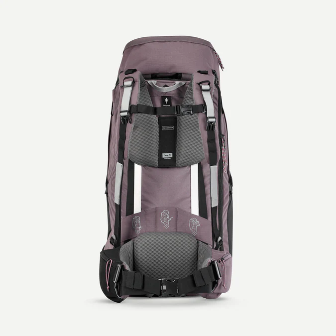Decathlon Forclaz - Mochila de Viagem Feminina Forclaz 900 60 + 6 L