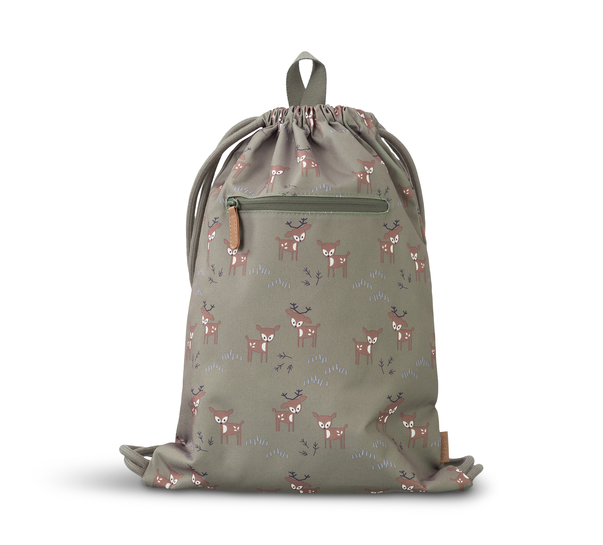 Fresk Swimming Bag Deer - Turnbeutel grün