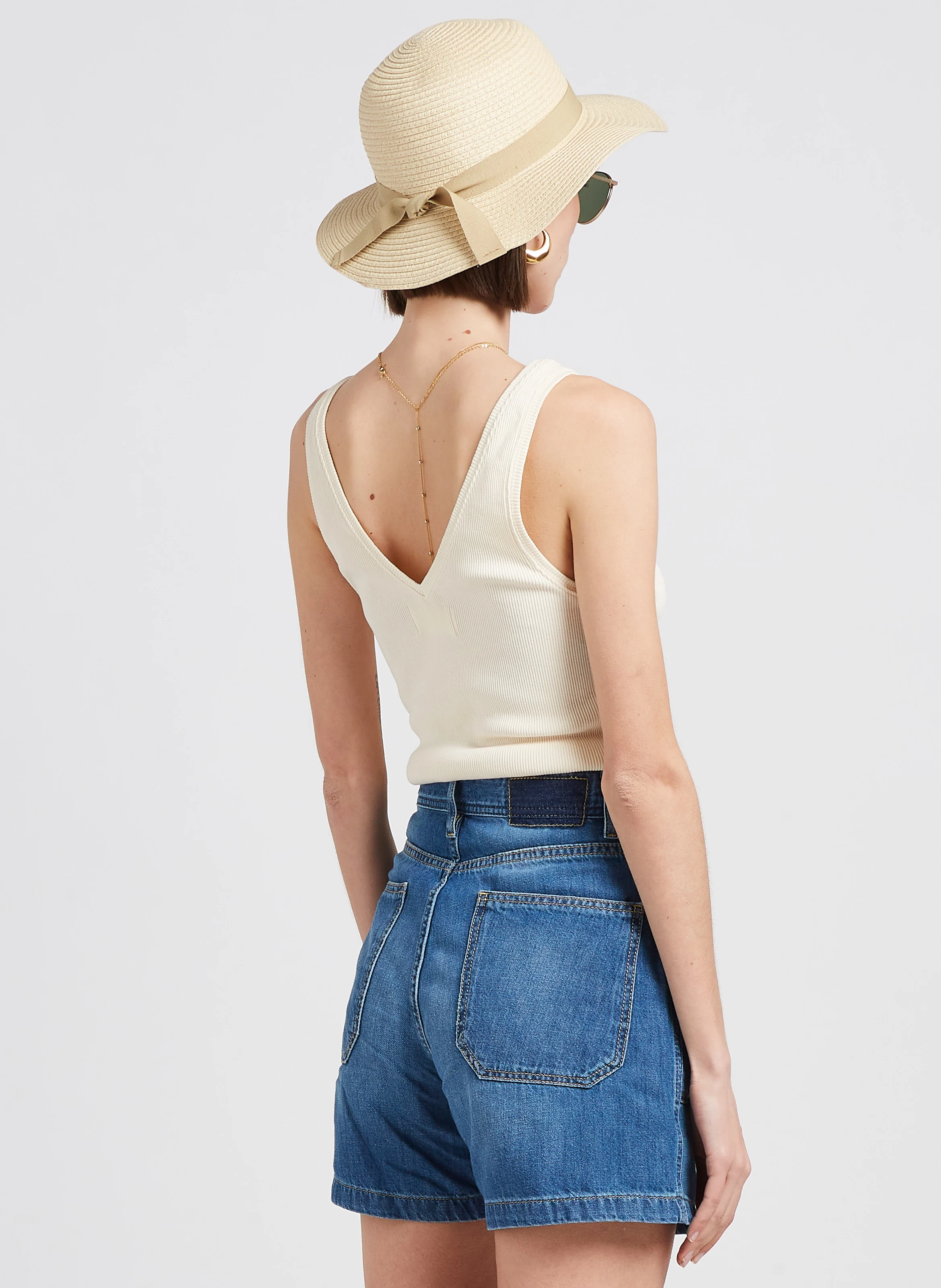 MARY - Short en jean| Bleu