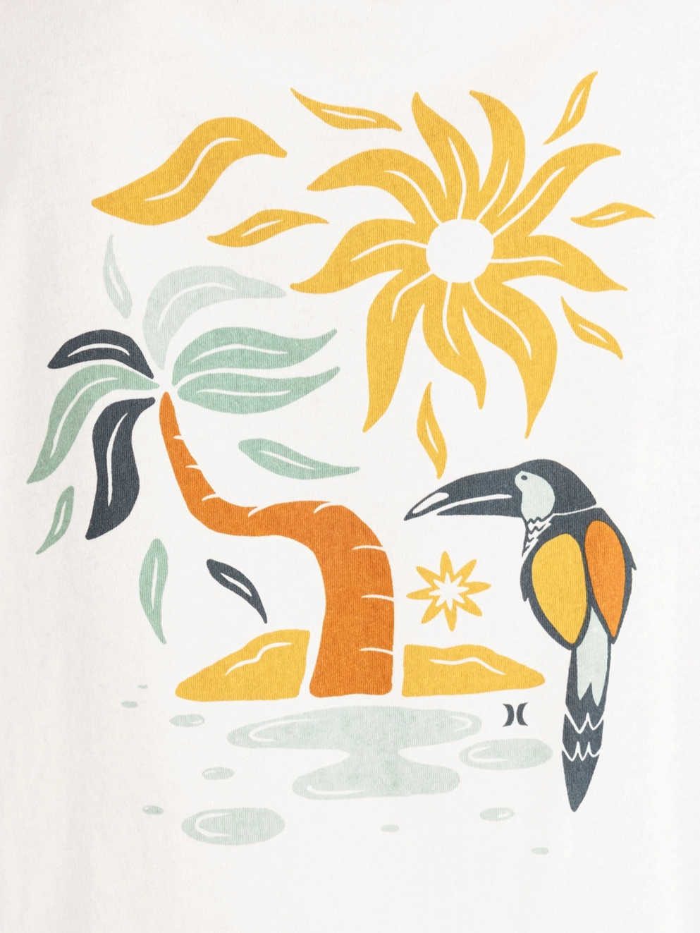 Hurley Youcan Tucan T-Shirt barely bone