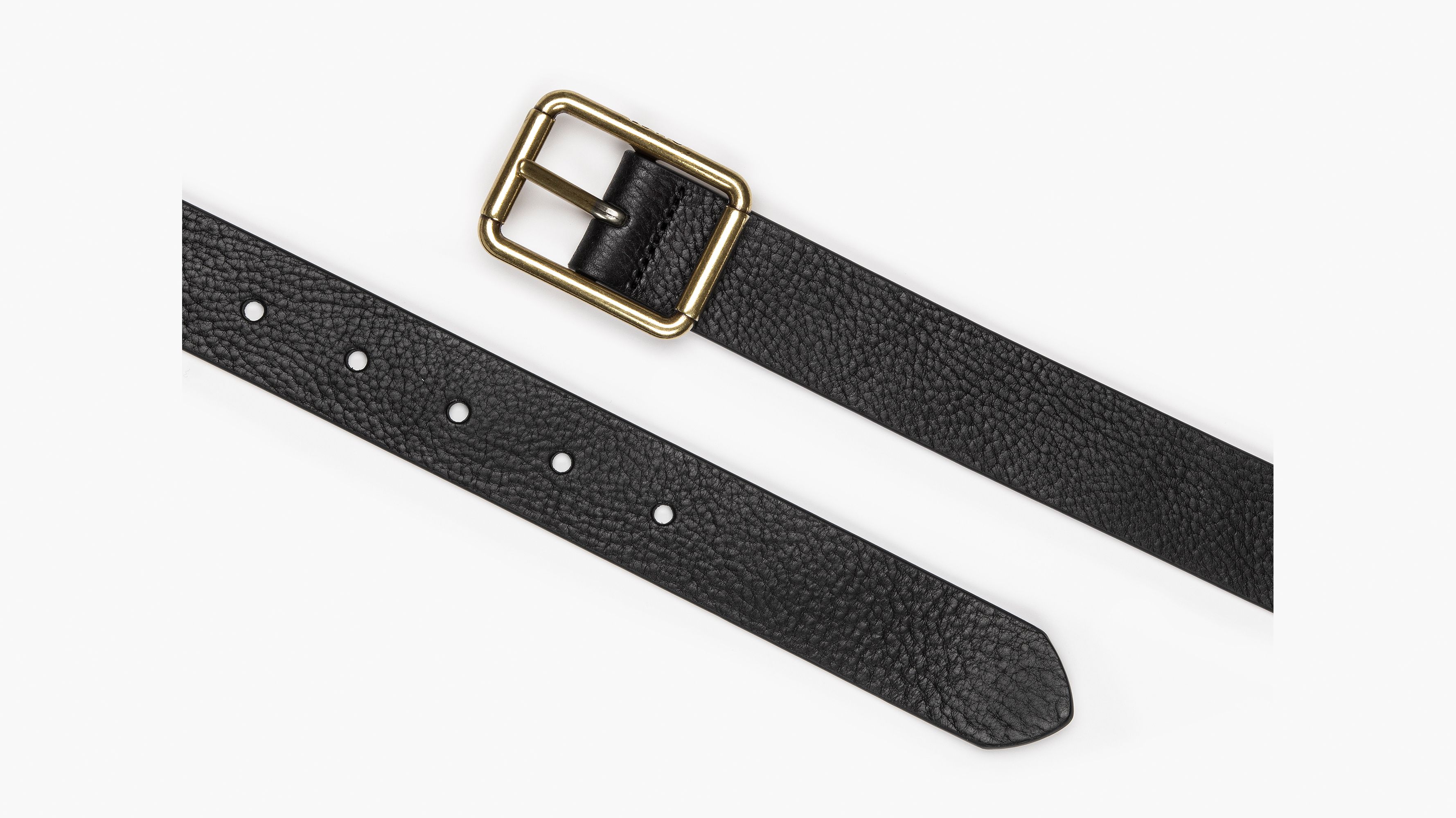Ceinture moyenne Center Bar - Regular Black - Noir
