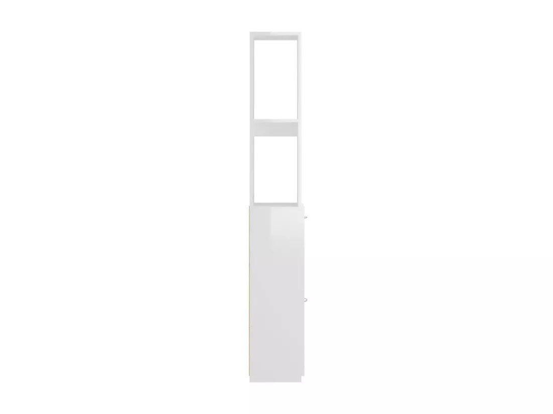 Colonne de salle de bain Blanc brillant 25x25x170