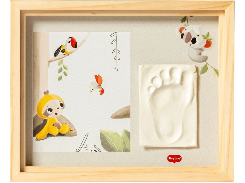 Tiny Love 3D-Abdruckset Bildrahmen Natur Der Rahmen für die ersten kostbaren Momente des Babys