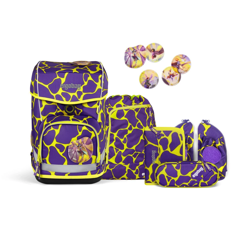Ergobag Cubo light Lumi - Schulranzen Set 6tlg. Modell 2024 SuBärkraft