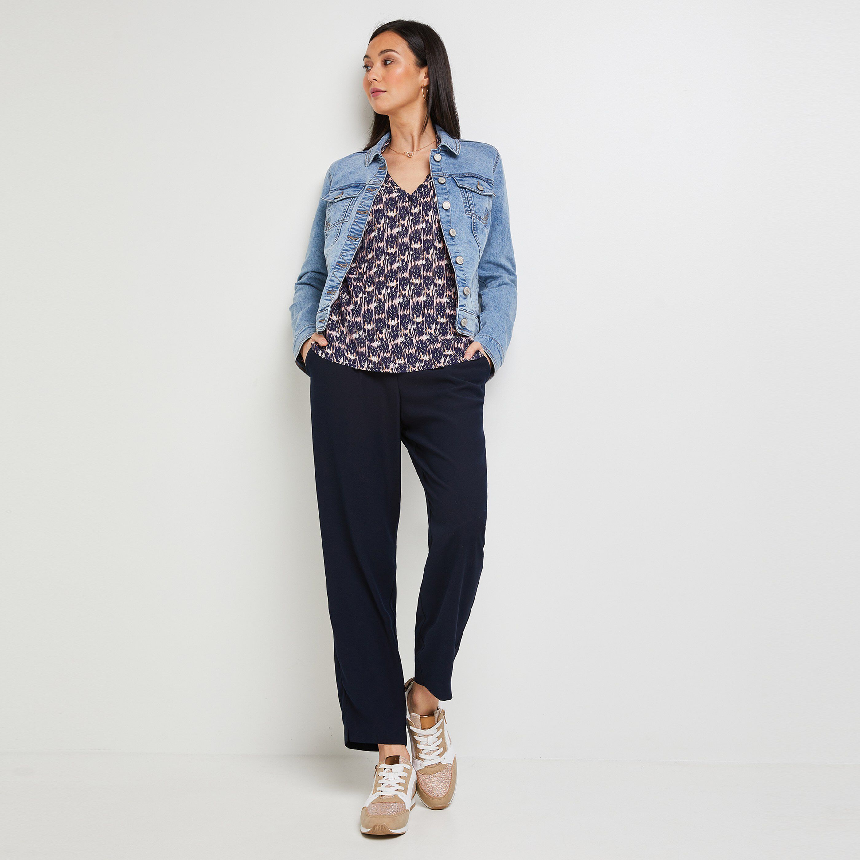 Blouse fluide imprimée femme - IMPRIME