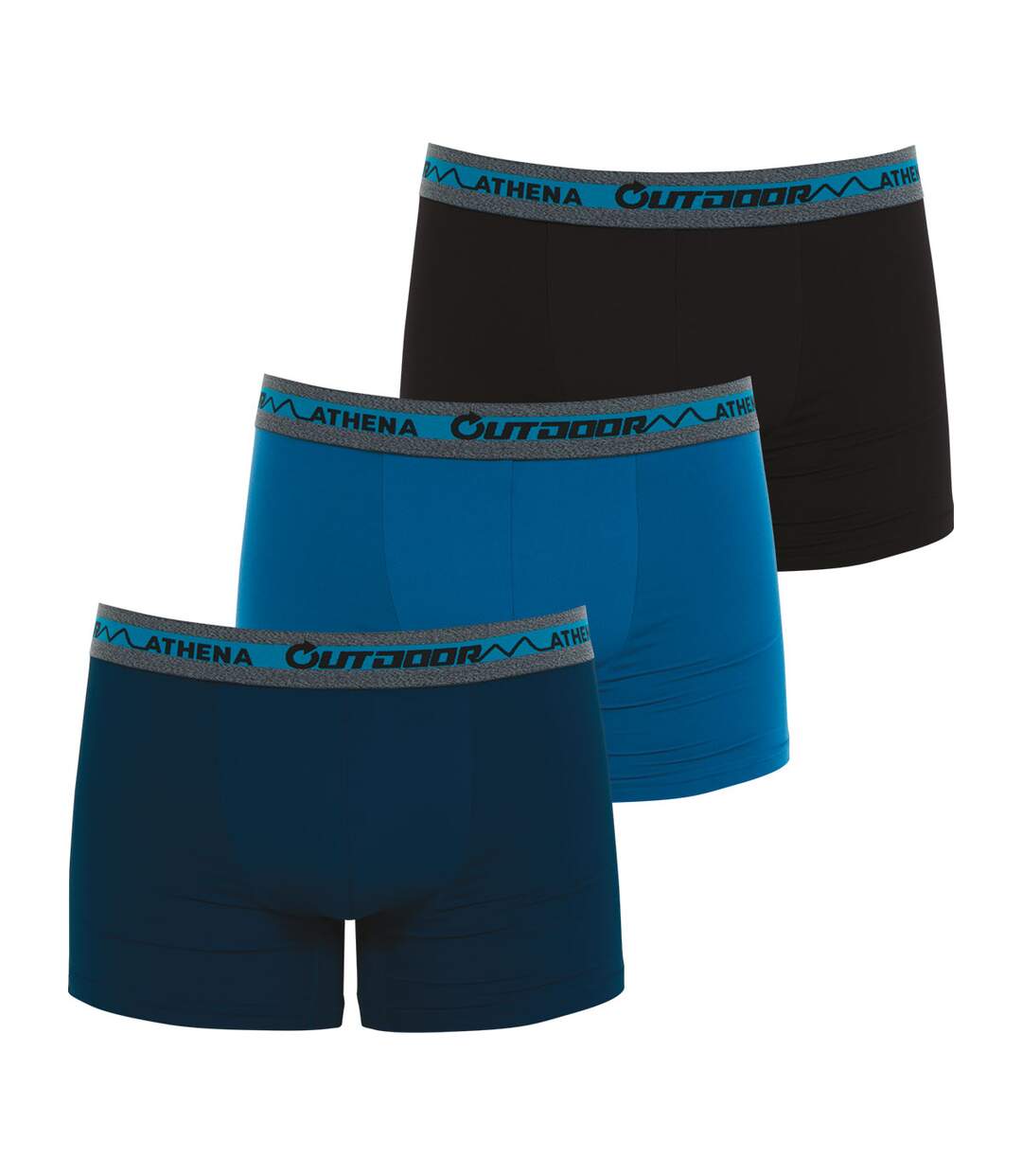 Lot de 3 boxers recyclé homme Outdoor